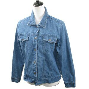 Denim & Co. Blue Jean Jacket Size Small